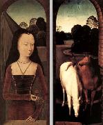 Hans Memling Diptych with the Allegory of True Love china oil painting reproduction